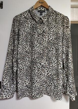 Красивая рубашка в леопардовый принт от primark 🖤🤎