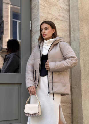Куртка женская демисезонная бежевая п960