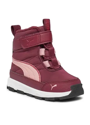 Детские зимние ботинки puma evolve boot ac+inf