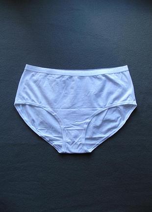 Хлопковые белые трусы cotton traders