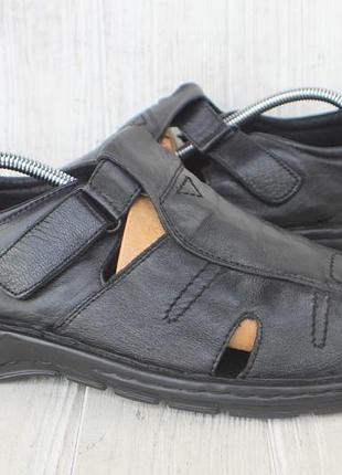 Сандалии claudio conti кожа италия 45р босоножки сандалі