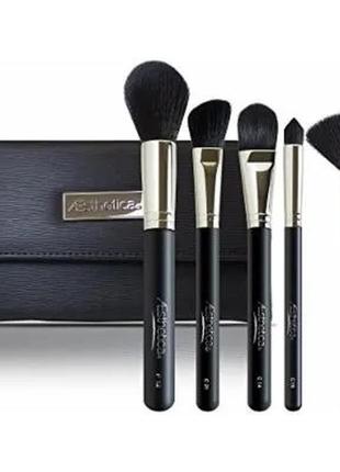 Набор люксовых кистей для макияжа aesthetica pro series в футляре