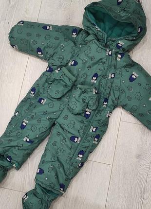 Зимний детский комбинезон