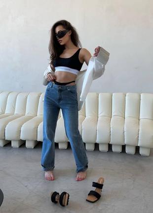 Джинсы в стиле wang