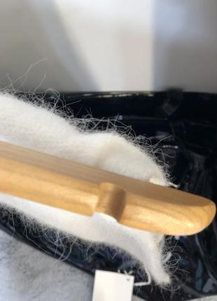 Большой шарф мохерный шарф молочного цвета кремовый белый теплый шарф длинный шарф шерсть