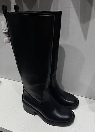Високі чоботи zara