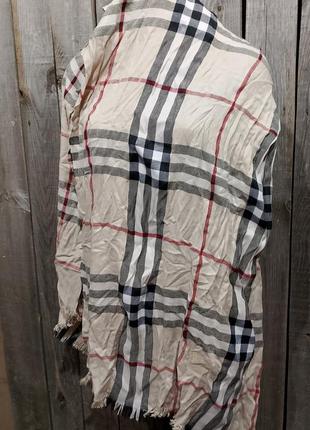 Палантин,шарф в клитинку