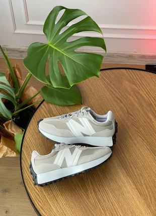 Кроссовки new balance 327 «light grey’8 фото