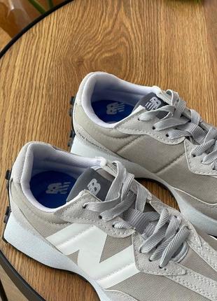 Кроссовки new balance 327 «light grey’7 фото