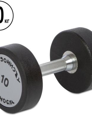 Гантель суцільна професійна technogym tg-1834-10 1 шт 10 кг