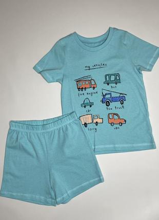 Хлопковая пижама 3-4 года