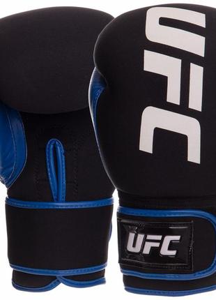 Рукавиці боксерські ufc pro washable uhk-75016 l синій