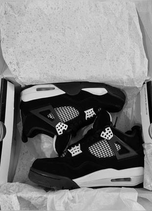 Кросівки jordan 4 “white thunder”