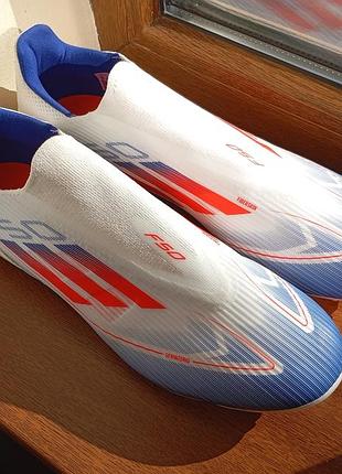 Копочки adidas f50 league laceless firm/multi-ground soccer cleats ie0606 оригинал размер 45 стан идеален