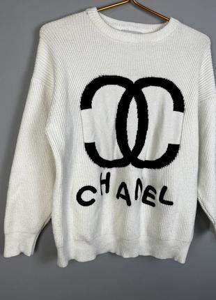 Вʼязаний светр chanel 4