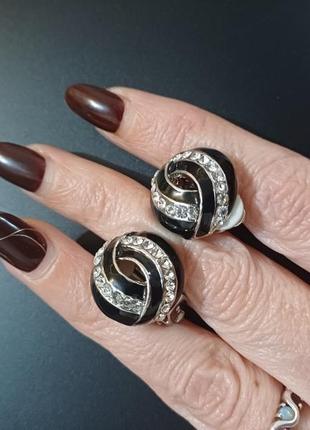 Клипсы сплав эмали кристаллы