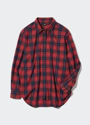 Фланелева сорочка uniqlo