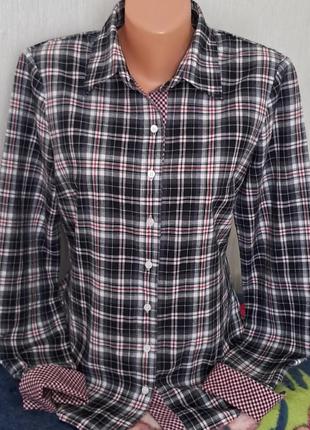 Рубашка женская в клетку