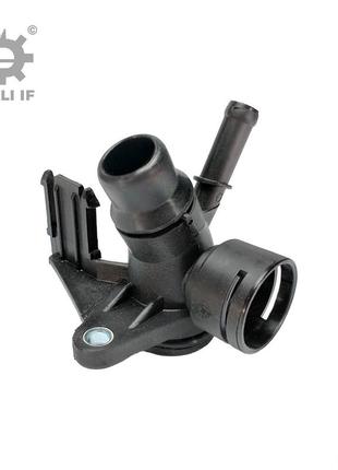 Фланец пласмасовий патрубок охлаждающей жидкости a5 audi 1.8 2.0 06h121132h 06h121132e