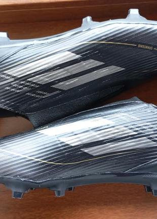 Копочки adidas f50 league laceless firm/multi-ground soccer ie0609 оригинал размер 44.5 черные