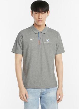 Bmw motorsport men's polo shirt, футболка поло, puma 5 мужская
