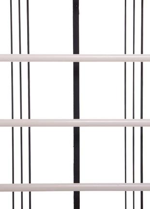 Шведская стенка-стойка с набором экспандеров кросс-тренер zelart l-6775 черный-серый7 фото
