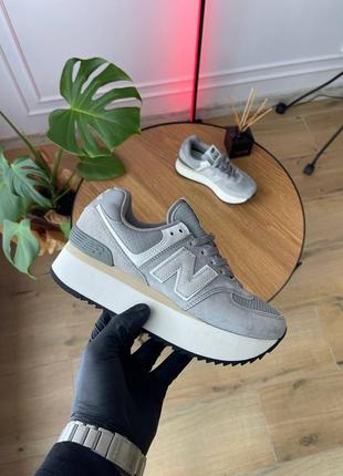 Кросівки new balance 574 platform grey