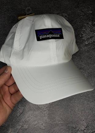 🔝 кепка patagonia белого цвета3 фото