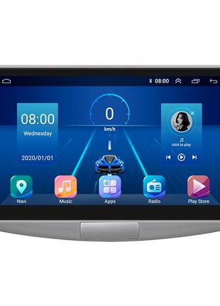 Штатна магнітола 10" lesko для volkswagen passat b6 2005-2010 6/128gb 4g wi-fi gps top вольксваген