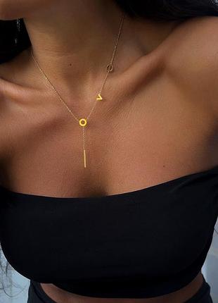 Подвеска с нержавеющей стали в золотом и серебряном цвете