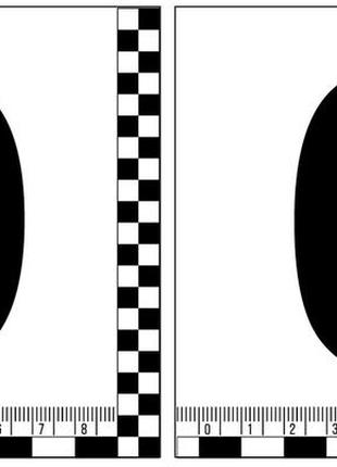 Набор магнитных номерков с фотошкалой 0-9 105х105мм