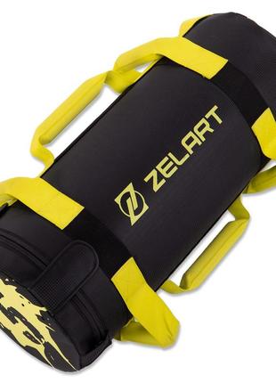 Мешок для кроссфита и фитнеса zelart ta-7825-5 5кг желтый