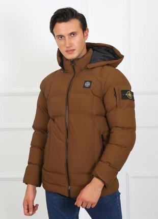 Мужская стеганая куртка зима бренд премиум турция s-m-l-xl-xxl
