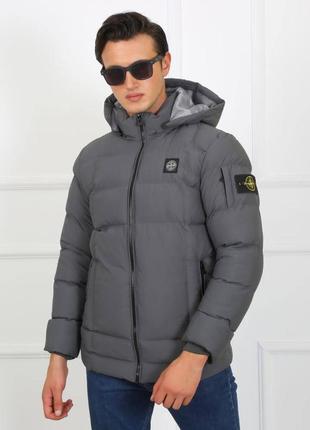 Мужская стеганая куртка зима бренд премиум турция s-m-l-xl-xxl