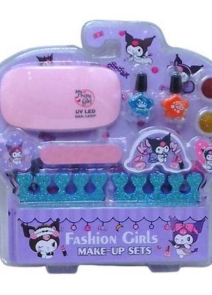 Набір дитячий для манікюру, педикюру, косметика аніме куромі