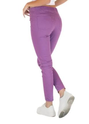 Джинсы комфортные на резинке обманка