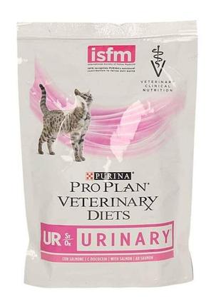 Purina veterinary diets ur urinary feline (пауч) лечебные консервы для кошек при мочекаменной болезни, с