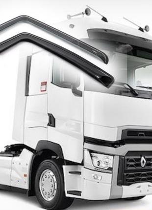 Дефлекторы окон ветровики renault t (2013+) самоклейка