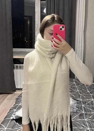Теплий зимовий шарф3 фото
