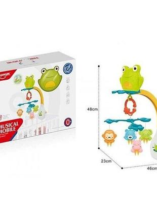 0309 не карусель детская музыкальный мобиль, звук, свет, проектор, в коробке