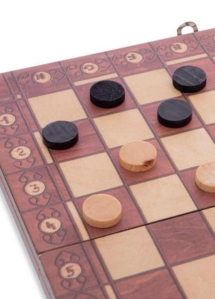 Набор настольных игр 3 в 1 zelart w7702h шахматы, шашки, нарды3 фото