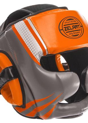Шлем боксерский с полной защитой zelart bo-1344 m-xl цвета в ассортименте