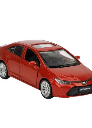 Модель автомобиля "toyota corolla hybrid" 4359 масштаб 1:43  коричневый