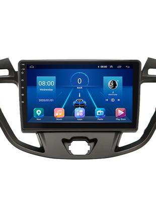 Штатна магнітола lesko для ford tourneo custom i рестайлінг 2017-н.в. екран 9" 4/32gb 4g wi-fi gps top