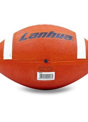 М'яч для американського футболу lanhua rsf9 no9 жовтогарячий3 фото