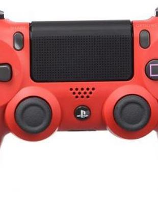 Бездротовий bluetooth джойстик double motor vibration 4 для sony ps4 -ds-2312-red
