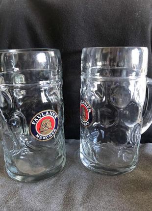 Пивний бокал paulaner munchen 1l