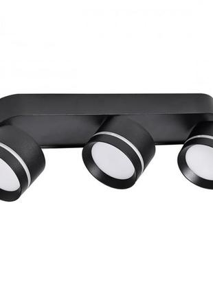 Спот потрійний hl362 luna-3 bk gx53