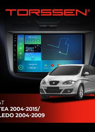 Штатна магнітола torssen seat altea 04-15/toledo 04-09 fl9 4+64gb 4g carplay dsp
