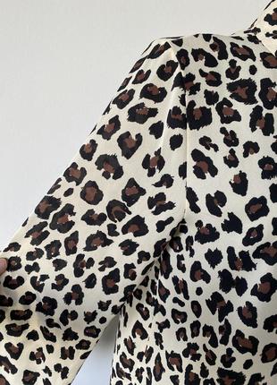 Блуза в анималистичные принт леопард2 фото